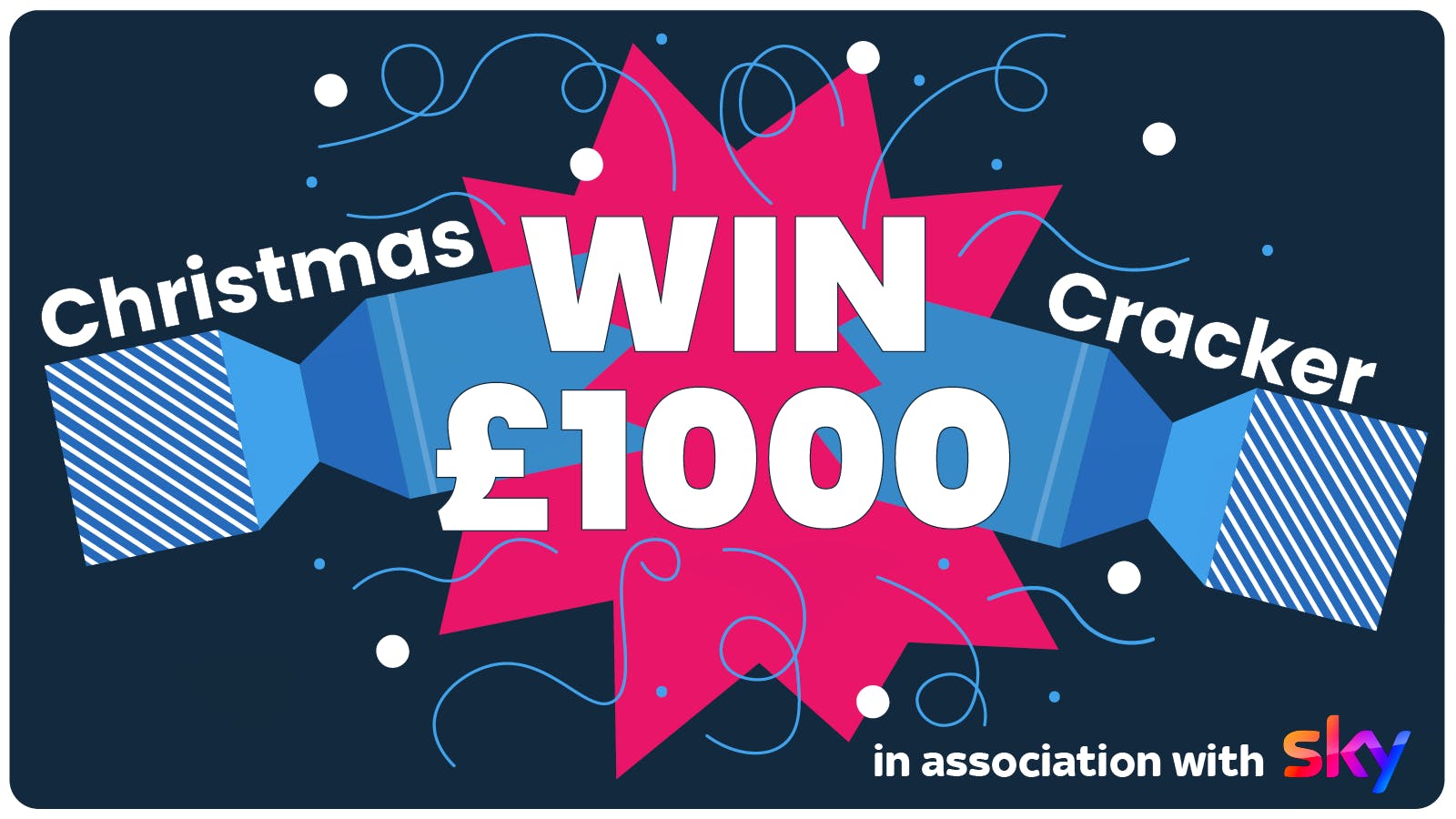 Christmas cracker! A merry little £1000 prize draw